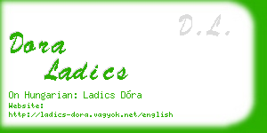 dora ladics business card